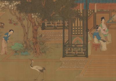 图片[3]-Literary Gathering of Female Immortals-China Archive